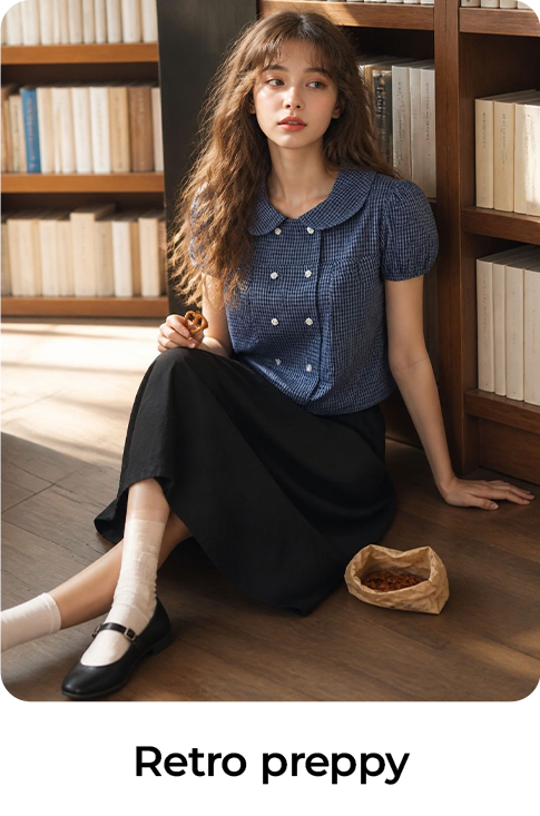 Retro preppy